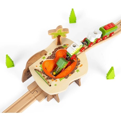 Bigjigs Rail Tunel lávová jáma