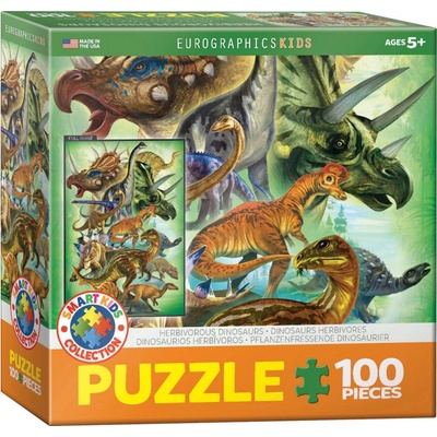 EUROGRAPHICS Býložraví dinosauři 100 dielov