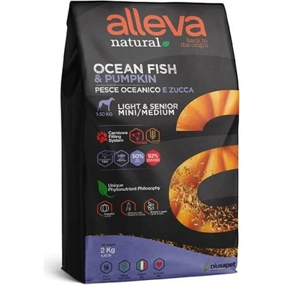 Alleva NATURAL dog senior mini & medium ocean fish & pumpkin light 2 kg