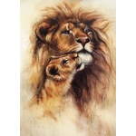 Magnolia - Puzzle Lion and Her Baby - 1 000 piese