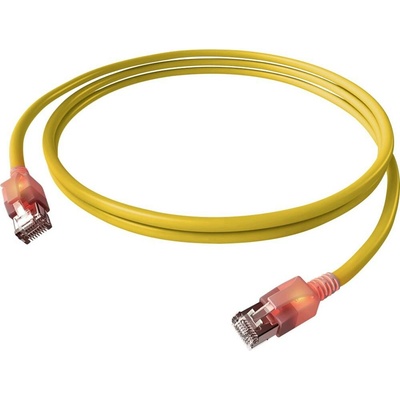 Easylan CS1OYADAD0005 RJ45 CAT 6A S/FTP 0,5m žlutý