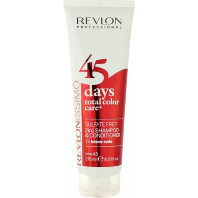 Revlon Revlonissimo 45 Days Total Color Care 2in1 Shampoo & Conditioner For Brave Reds 275 ml