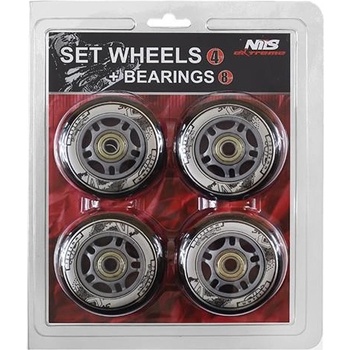 Nils Extreme PU 70 mm + Abec9 82 A 4 ks