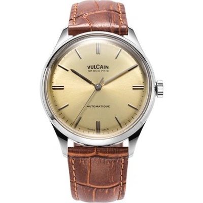 Vulcain Grand Prix Champagne Brown Alligator
