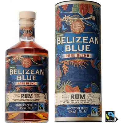 Belizean Blue Rare Blend 48% 0,7 l (tuba)