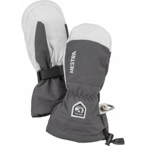 Hestra Детски ръкавици Hestra Kid's Army Leather Heli Ski Mitt Gloves - Grey - размер 7 (EU) (202-1168-0515)