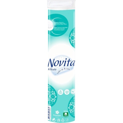 Novita kosmetické tampony 100% bavlna 120 ks – Zboží Dáma