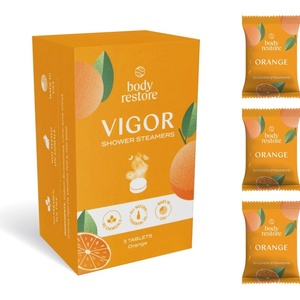 Body Restore Vigor Shower Steamers таблетки за душ аромати Orange 3 бр