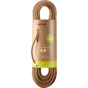 Edelrid Единично въже Edelrid Eagle Lite Protect Eco Dry 9, 5 mm Single rope - Neon Pink / Neon Green - размер 70 m (308-0429-0114)