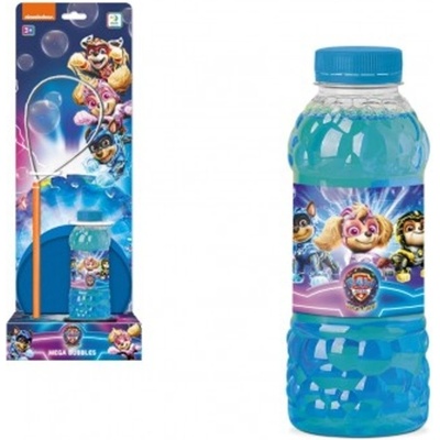 Bublifuk Tlapková patrola Paw Patrol sada na tvorbu bublin + náplň 0,45L na kartě