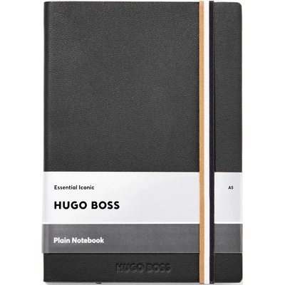 HUGO BOSS Тефтер Hugo Boss Iconic - A5, с бели листа, черен (HNH321AP)
