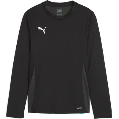 Puma teamGOAL LS Jersey Jr čierna