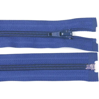 Pro Háčkování Spirálový zip No 5 dělitelný 50 cm královsky modrý