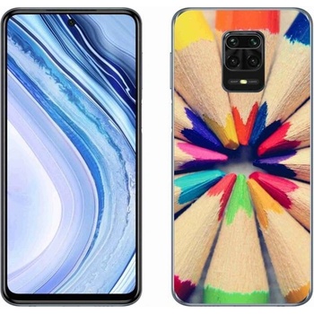 Pouzdro mmCase gelové Xiaomi Redmi Note 9 Pro - pastelky