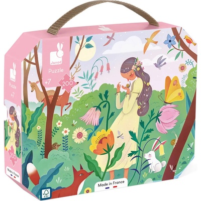 Janod Детски пъзел Janod - Майката природа, 200 части (J02547)