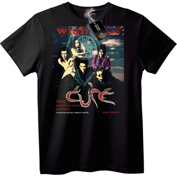 NOONEBRAND Тениска The Cure Wish 30-годишнина - S, Black