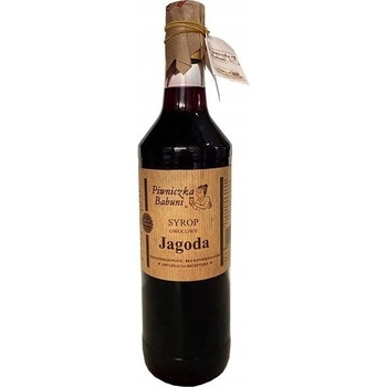 Piwniczka Babuni sirup borůvka 1 l