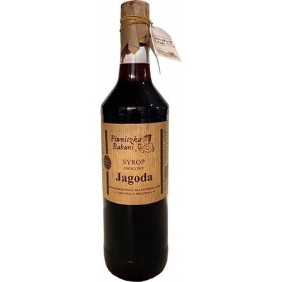 Piwniczka Babuni sirup borůvka 1 l