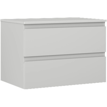 Mexen Orio баня шкаф за мивка 70 см с плот, 2 чекмеджета, сив мат - 91A10-07047-2-BFFC62 (91A10-07047-2-BFFC62)