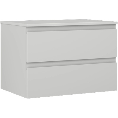 Mexen Orio баня шкаф за мивка 70 см с плот, 2 чекмеджета, сив мат - 91A10-07047-2-BFFC62 (91A10-07047-2-BFFC62)