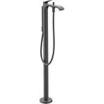 Hansgrohe Vivenis - Смесител за вана за вграждане в пода, с аксесоари, матиран черен хром 75445340 (75445340)