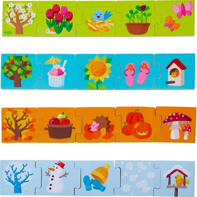 Haba puzzle na učenie Ročné obdobia 20 ks