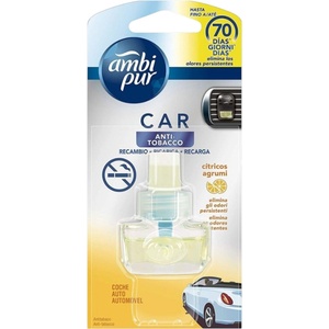 Ambi Pur Пълнител за автомобилен ароматизатор Anti-Tobacco, Цитруси, до 70 дни