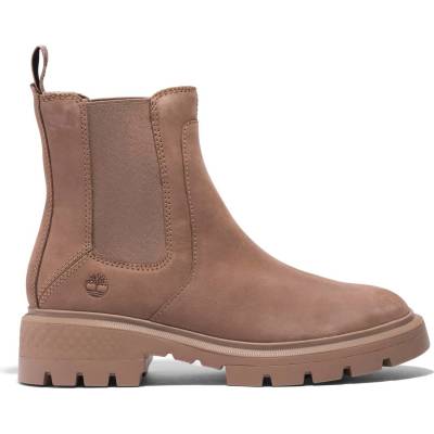 Timberland Дамски ежедневни боти Timberland Women's Cortina Valley Mid Chelsea Boot Casual boots - Taupe Gray - размер 39, 5 (EU) (126-0264-0317)