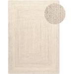 Hanse Home Кремав двустранен/ръчно изработен ютен килим 60x90 cm Juno - Hanse Home (106323-60x90)