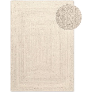 Hanse Home Кремав двустранен/ръчно изработен ютен килим 60x90 cm Juno - Hanse Home (106323-60x90)