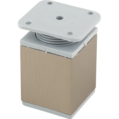 StrongLegs nábytková noha FA009 60Rmm nerezi/šivý plast