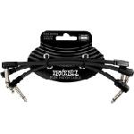 Ernie Ball Flex 3 Pack 15, 24 cm Ъглов - Ъглов Пач кабел (P378837)