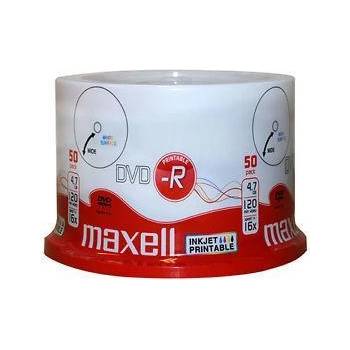 Image 1 of Maxell DVD-R MAXELL, 4, 7 GB, 16x, Printable, 50 pk cake box (ML-DDVD-R-50PR)