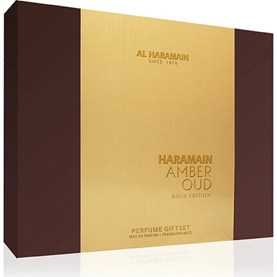 Al Haramain Amber Oud Gold Edition EDT 75 ml + EDT 30 ml + tělová mlha 200 ml dárková sada
