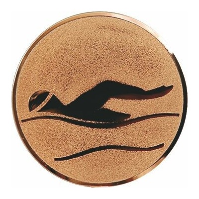 D2-A9/B Emblém pr.50mm plávanie bronz 5 cm
