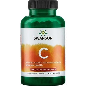 Swanson Buffered Vitamin C with Bioflavonoids, 100 капсули, Swanson (SW944)
