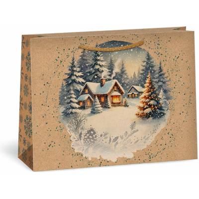 ARGUS Darčeková papierová taška (24.3 x 18.3 cm) - Domček v lese 08440096