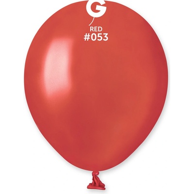 Svet balonku Balónik metalický červený 13 cm