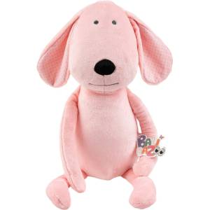 Balibazoo Мека играчка за гушкане Bali Bazoo - Dog, 58 cm, розова (111061) - baby