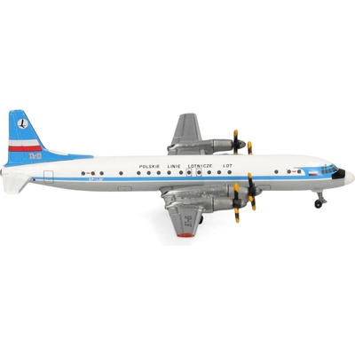 Herpa Il18 LOT Polish Airlines1960s Colors 1:500