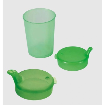 AMPRI Kelímek s pítkem zelený 50 x 250 ml