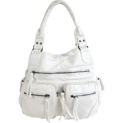 Бяла дамска чанта - Velia
