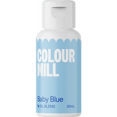 Colour Mill Cakesupplies Olejová farba Baby Blue modrá 20 ml