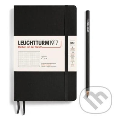 Leuchtturm1917 Tečkovaný zápisník B6+ Softcover Black – Zboží Živě