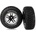 Traxxas колело 2.2/3.0", джанта SCT Split-Spoke черно-сатенено, гуми KM2 (2) (2WD предни)