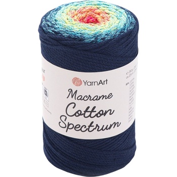 YARNART Macrame Cotton Spectrum 225 m 1318 Pink Blue юта (Macrame Cotton Spectrum 1318)