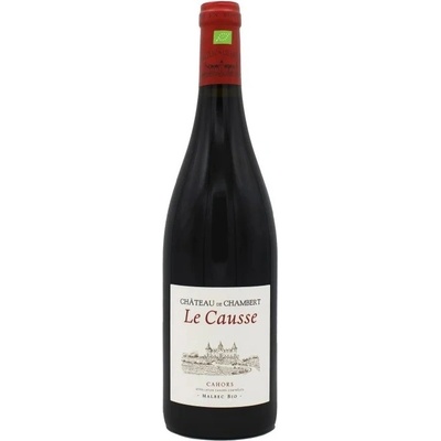 Chateau de Chambert Malbec Le Causse BIO Organic suché červené 2018 13% 0,75 l (čistá fľaša)