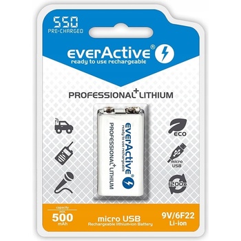 everActive 9V 550 mAh 1ks EVHR22-550C