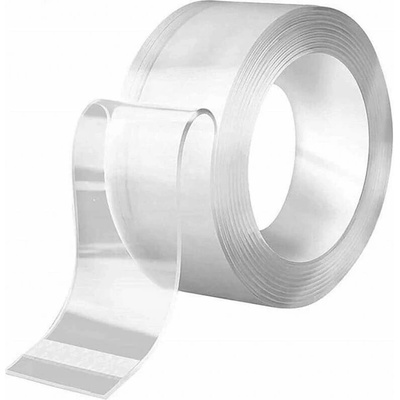 Solex Obojstranná transparentná opätovne použiteľná páska 30 mm x 1 mm x 3 m