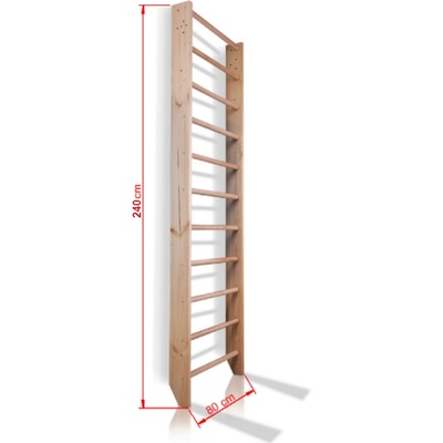 KinderSport Ribstole dřevěné 240 x 80 cm – Zbozi.Blesk.cz